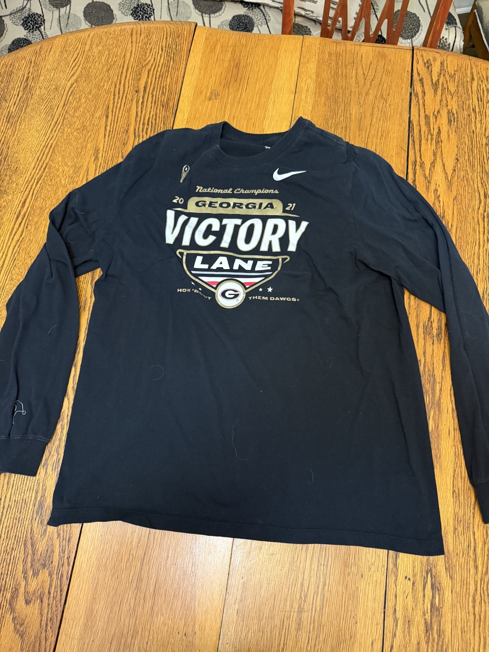 Georgia Bulldogs Shirt Mens XL NCAA Football Victory Lane 2021 Nike Champion